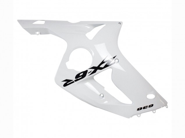 Carenagens Moto Kawasaki ZX6R 2003-2004 - Branco Preto Decalques