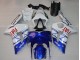 Carenagens Moto Kawasaki ZX6R 2003-2004 - Branco Azul Vermelho Fiat