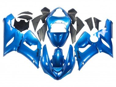 Carenagens Moto Kawasaki ZX6R 2005-2006 - Azul Brilhante