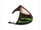 Carenagens Moto Kawasaki ZX6R 2005-2006 - Preto Prata Verde Vermelho K-26