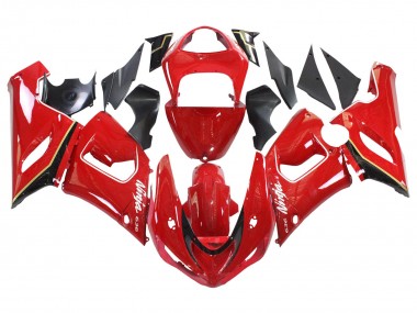 Carenagens Moto Kawasaki ZX6R 2005-2006 - Vermelho Amarelo Preto