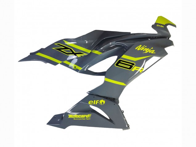 Carenagens Moto Kawasaki ZX6R 2019-2022 - Nardo Cinzento Amarelo