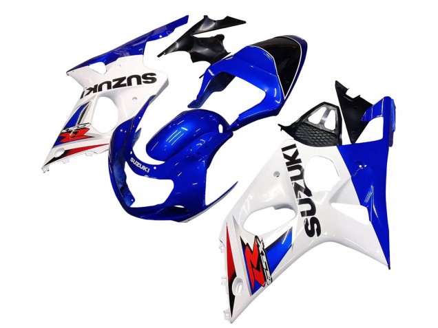 Carenagens Moto Suzuki GSXR1000 2000-2002 - Branco Azul Vermelho