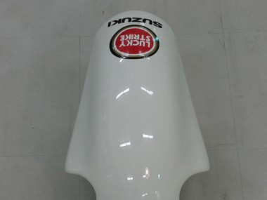 Carenagens Moto Suzuki GSXR1000 2000-2002 - Branco Vermelho Lucky Strike