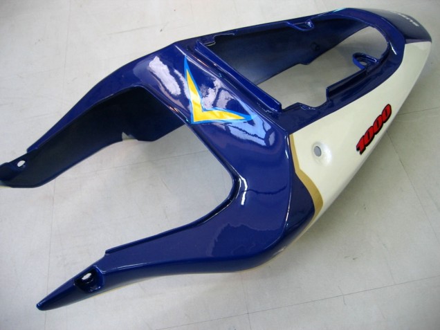 Carenagens Moto Suzuki GSXR1000 2000-2002 - Amarelo Azul Escuro Branco Motul Corona