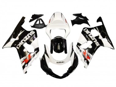 Carenagens Moto Suzuki GSXR1000 2000-2002 - Branco Preto Brilhante Vermelho