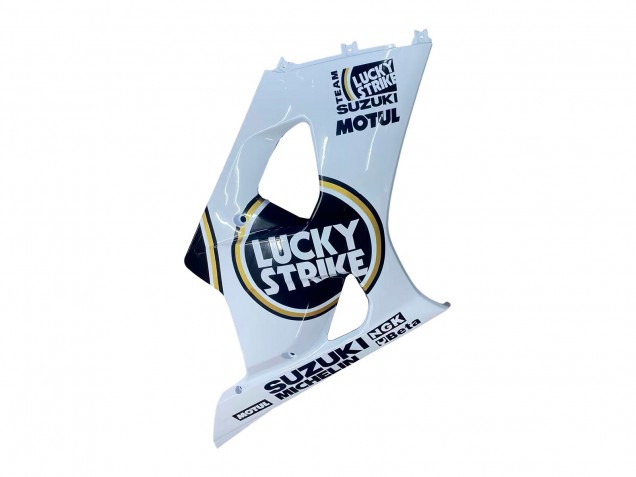 Carenagens Moto Suzuki GSXR 1000 2003-2004 - Branco Preto Ouro Motul Lucky Strike