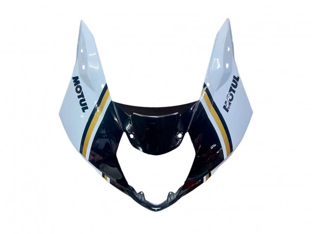 Carenagens Moto Suzuki GSXR 1000 2003-2004 - Branco Preto Ouro Motul Lucky Strike