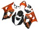 Carenagem Moto Suzuki GSXR 1000 2003-2004 - Burnt Laranja Preto Brilhante