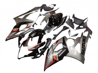 Carenagem Moto Suzuki GSXR 1000 2005-2006 - Prata Preto Vermelho