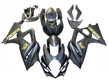 Carenagens Moto Suzuki GSXR 1000 2007-2008 - Preto Fosco Ouro Decal