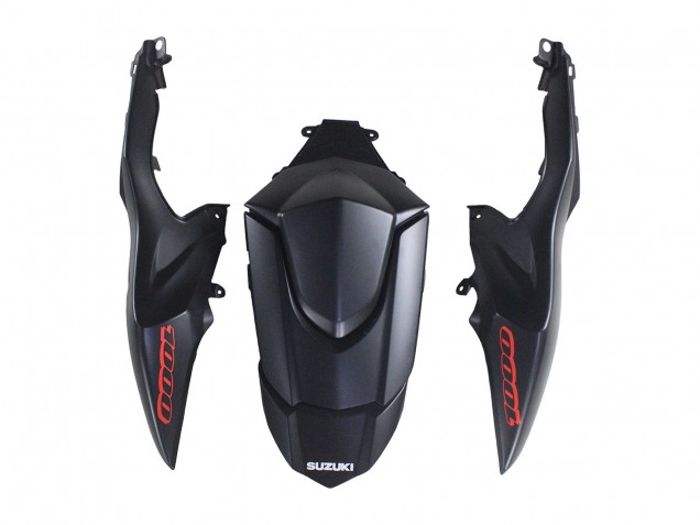 Carenagens Moto Suzuki GSXR 1000 2007-2008 - Preto Fosco Vermelho Decal