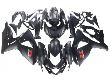 Carenagens Moto Suzuki GSXR 1000 2007-2008 - Preto Fosco Vermelho Decal
