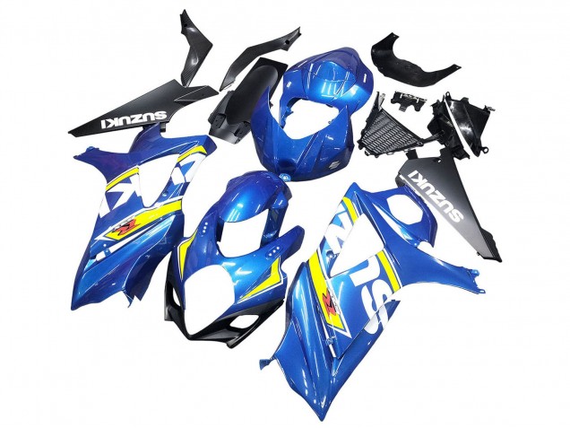 Carenagens Moto Suzuki GSXR 1000 2007-2008 - Azul Amarelo Preto