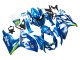 Carenagens Moto Suzuki GSXR 1000 2009-2016 - Azul Claro Verde Motul 29 Ecstar