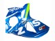 Carenagens Moto Suzuki GSXR 1000 2009-2016 - Azul Claro Verde Motul 29 Ecstar