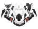 Carenagens Moto Suzuki GSXR 600 / GSXR 750 1996-2000 - Preto Branco