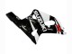 Carenagens Moto Suzuki GSXR 600 / GSXR 750 2001-2003 - Branco Preto Brilhante Vermelho