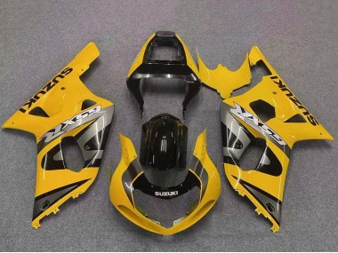 Carenagem Moto Suzuki GSXR 600 / GSXR 750 2001-2003 - Amarelo Cinzento Preto Brilhante