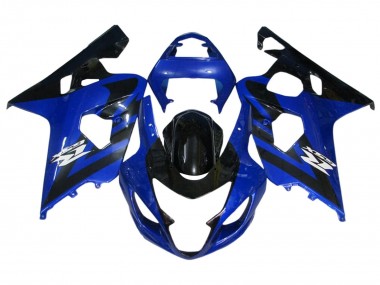Kits Carenagem Moto Suzuki GSXR 600 / GSXR 750 2004-2005 - Azul Preto