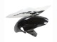 Carenagem Moto Suzuki GSXR 600 / GSXR 750 2004-2005 - Branco Preto