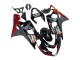 Carenagens Moto Suzuki GSXR 600 / GSXR 750 2004-2005 - Preto Cinzento Vermelho