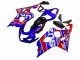 Carenagens Moto Suzuki GSXR 600 / GSXR 750 2004-2005 - Azul Vermelho Preto Motul Dunlop