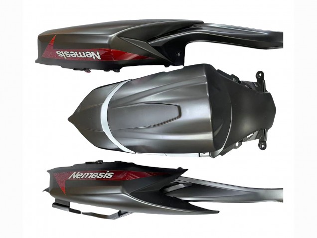 Carenagens Moto Suzuki GSXR 600 / GSXR 750 2008-2010 - Preto Fosco Vermelho