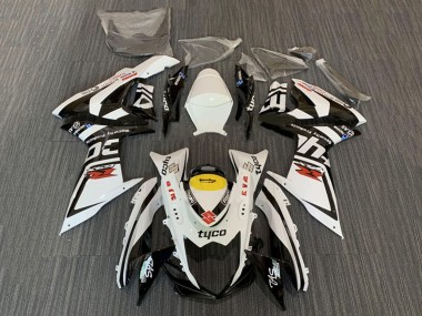 Carenagens Moto Suzuki GSXR 600 / GSXR 750 2008-2010 - Branco Amarelo Preto Tyco
