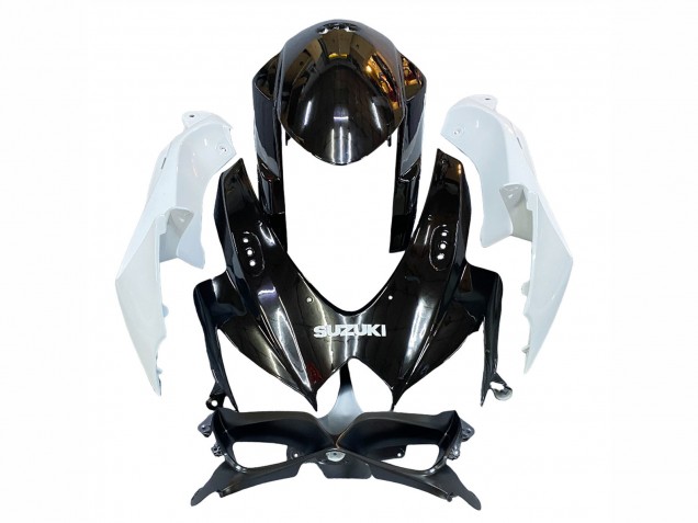 Carenagem Moto Suzuki GSXR 600 / GSXR 750 2008-2010 - Branco Preto