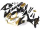Carenagens Moto Suzuki GSXR 600 / GSXR 750 2008-2010 - Preto Fosco Branco Ouro