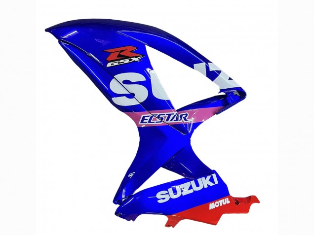 Carenagens Moto Suzuki GSXR 600 / GSXR 750 2008-2010 - Branco Azul Rosa Ecstar Motul