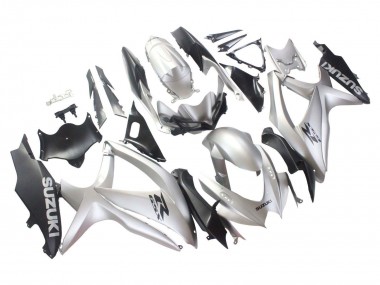 Carenagens Moto Suzuki GSXR 600 / GSXR 750 2008-2010 - Prata Preto Fosco