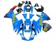Carenagens Moto Suzuki GSXR 600 / GSXR 750 2011-2024 - Azul Ouro Vermelho Preto Rizla