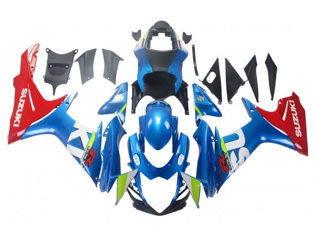 Carenagens Moto Suzuki GSXR 600 / GSXR 750 2011-2024 - Azul Vermelho
