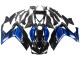 Carenagem Moto Yamaha YZF R3/R25 2015-2018 - Azul Preto Brilhante