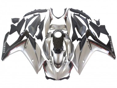 Carenagens Moto Yamaha YZF R3/R25 2015-2018 - Prata Preto