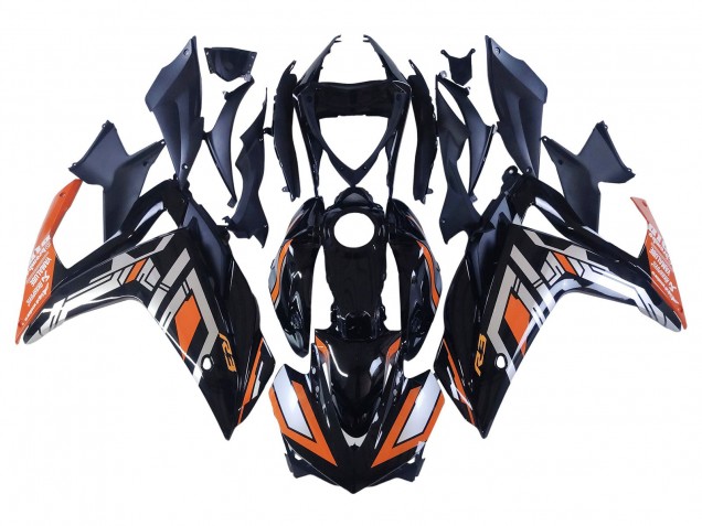 Carenagens Moto Yamaha YZF R3/R25 2015-2018 - Azul Laranja Prata Yamalube