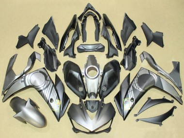 Carenagens Moto Yamaha YZF R3/R25 2015-2018 - Cinzento Preto