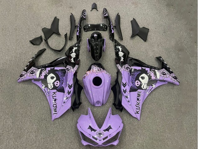 Carenagens Moto Yamaha YZF R3/R25 2015-2018 - Roxo Branco Preto