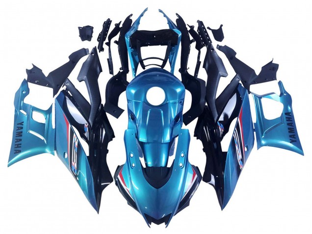 Carenagem Moto Yamaha YZF R3/R25 2019-2021 - Azul Preto