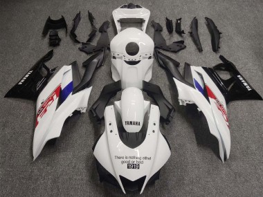 Carenagens Moto Yamaha YZF R3/R25 2019-2021 - Branco Vermelho Azul Preto Fibra de Carbono 1919