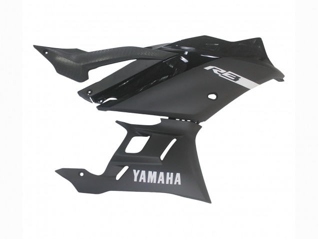 Carenagens Moto Yamaha YZF R3/R25 2019-2021 - Preto Fosco Prata