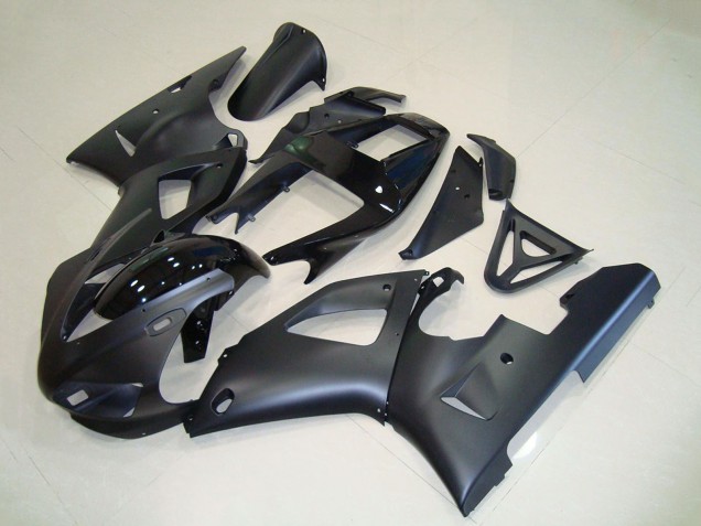 Carenagens Moto Yamaha YZF R1 1998-1999 - Preto Fosco Preto Brilhante