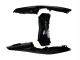 Carenagens Moto Yamaha YZF R3/R25 2019-2021 - Preto Brilhante Branco