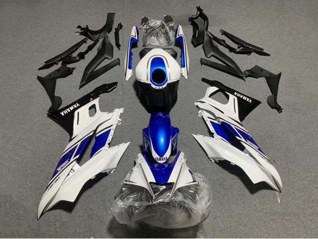 Carenagens Moto Yamaha YZF R3/R25 2019-2021 - Branco Azul Preto Yamalube