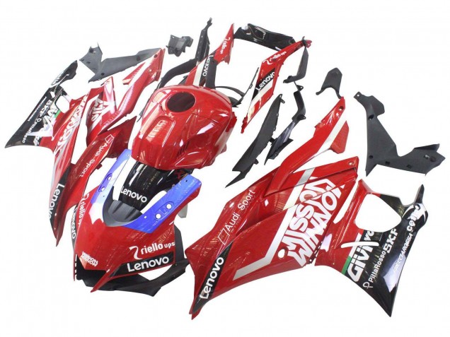 Carenagens Moto Yamaha YZF R3/R25 2019-2021 - Vermelho Roxo Preto Valsir Lenovo