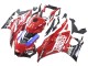 Carenagens Moto Yamaha YZF R3/R25 2019-2021 - Vermelho Roxo Preto Valsir Lenovo