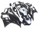 Carenagens Moto Yamaha YZF R3/R25 2022-2024 - Preto Fibra de Carbono Estilo Prata Azul