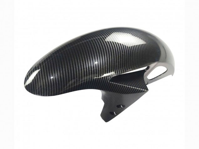 Carenagens Moto Yamaha YZF R3/R25 2022-2024 - Preto Fibra de Carbono Estilo Prata Azul